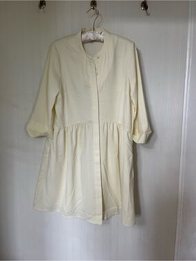 Tuckernuck Cream Button-Front Babydoll Dress
